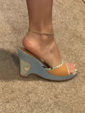 Vintage Emilio Pucci Wedge Sandal